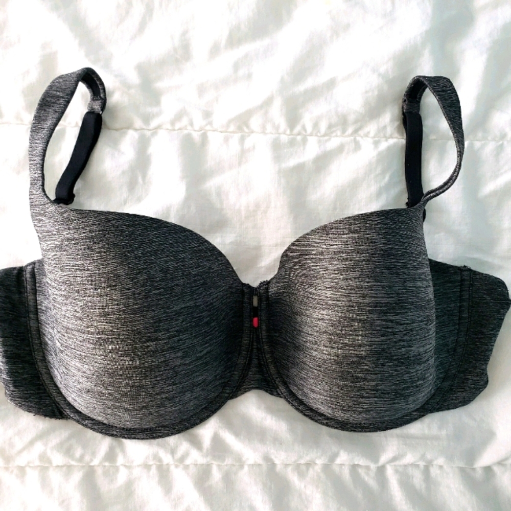 36DD La Senza So Free Bra Grey Black